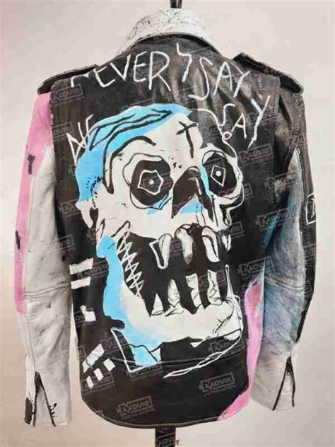 never say die painted jacket